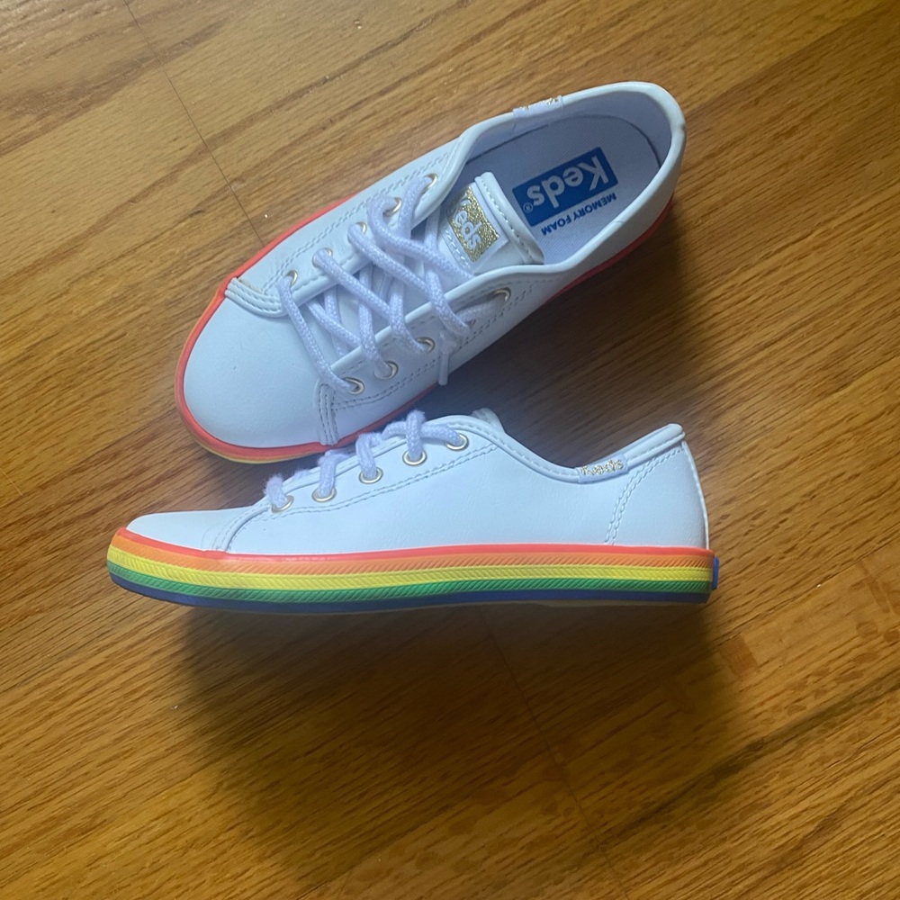 EUC kid’s rainbow Keds kickstart shoes
